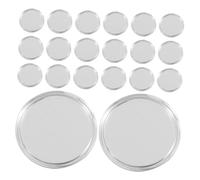GALPADA 80pcs Clear Plastic Coin Holders with Crescent Opening Transparent Round Capsules for Coin Protection and Display Compact Storage Box for Collectors and Hobbyists