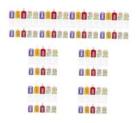 GALPADA 80pcs Japanese Blessing Bag Omamori Amulet Charms for Health Mixed Style Luck Pouches Lanyard for