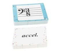 GALPADA 80pcs Piano Violin Note Theory Cards Engaging Rhythm Learning Aid for Enhance Music Notation Skills