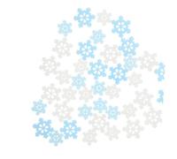 GALPADA 80Pcs Resin Snowflake Charms Glow Dark Christmas DIY Craft Supply Flatback Decorative Embellishments for Phone Cases Hair Clips Winter Wonderland Accessories