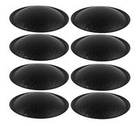 GALPADA 8pcs 45mm Diameter Speaker Dust Dome Caps, Black Fabric Coil Dust Covers for Subwoofer and Speaker Repair, Small Protective Audio Maintenance Accessories