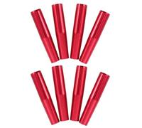 GALPADA 8pcs Aluminum Alloy Arrow Inserts for 8mm Shaft Replacement Red