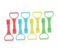 GALPADA 8pcs Baby Crib Pull Ring and Toddler Stand Ring Handles for Infant Bed Hanging Nursery Cot Walking Assistance and Arm Strength Training Toys for Babies