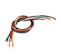 GALPADA 8pcs Bass Electric Guitar Wiring Kit with 1-foot Pre-tinned Brass Pushback Copper Wires, Vintage Style Colour Differentiation for Bass Guitar and Amps Replacement Parts