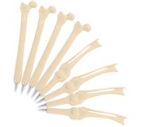 GALPADA 8pcs Bone Design Ballpoint Pens with Quick-dry Ink and Smooth Writing, Creative Decorative Festival Ballpoint Pens for Students, for Graduation Time Study and Party
