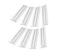 GALPADA 8pcs Clear Adjustable Drawer Dividers for Socks Underwear and Clothing Expandable Organizers for Bedroom Closet and Office Storage Firm Material No-tool Installation