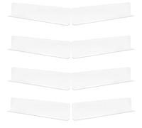 GALPADA 8Pcs Clear Critter Cage Guard Small Pet Barrier Blocker for Guinea Pig Playpen Protector Easy-clean Plastic Fence Lining for Safe Pet Enclosure