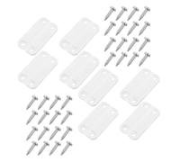 GALPADA 8pcs Cooler Hinge Replacement Kit with Screws Reinforced Plastic Hinges for Lid Stability Durability Compatible with Igloo