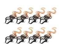 GALPADA 8pcs Curly Synthetic Wig Featuring Unique Three Strand Braid Design with Intricate Tail Details, Made of High Temperature Wire Synthetic Fiber Dreadlocks for Cosplay and Themed