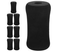 GALPADA 8pcs Foam Foot Pad Roller Cover, Roller Foot Pads, Black Rubber and Plastic Foams, Easy Replacement Cushioning Protection for Inversion Tables and Leg Extension Machine,