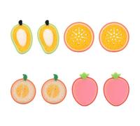 GALPADA 8pcs Fruit Shaped Bath Sponges Soft Sponge Bath Brush for Babies Body Scrubbers to Remove Dead Skin and Fatigue
