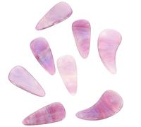 GALPADA 8pcs Guzheng Finger Picks Set for Beginners, Synthetic Fibre round Nail Protectors Unique Design, Easy to Clean and Comfortable for Playing and Practising Guzheng