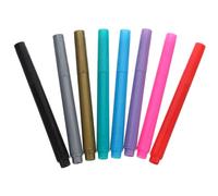GALPADA 8pcs Metallic Wine Glass Markers with Quick Drying and Washable Ink, Abs Material Artists Markers for Glass Suitable for Scrapbooks and Paintings