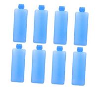 GALPADA 8pcs Mini Air Conditioner Ice Packs Reusable Freezer Blocks for Lunch Bags Cooling Portable Ice Storage for Home Travel Camping Outdoor Use