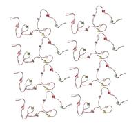 GALPADA 8pcs Miniature Xmas Garland with Berries Tiny Dollhouse Decorations for Holiday Crafts DIY Dollhouse Furniture Accessories Festive Mantel Tabletop Display