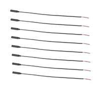 GALPADA 8Pcs Mono Female Jack to Bare Wire Speaker Extension Cable for Home Theater Outdoor Audio Devices Interference Durable Audio Repair Wire with High Definition Sound Transmission