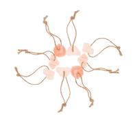 GALPADA 8pcs Natural Mineral Salt Blocks Hanging Rope for Livestock Horse Cattle Goat Deer Sheep Natural Salt Brick As Lick Snacks for Horse Livestock