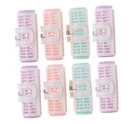 GALPADA 8pcs Plastic Hair Rollers Curlers Set for Women and Girls Heatless Spiral Hair Styling Tools for Volume and Curl Waves Random Color for Daily Styling