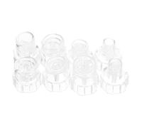 GALPADA 8pcs Plastic Tip Head for Beauty Machine, Easy to Replace Bubble Accessory, Gentle on Skin, for Facial Cleansing and Skin Care Device Maintenance