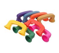 GALPADA 8pcs Play Phones Realistic Speech for Classroom Activities Reading Comprehension Pronunciation Auditory Feedback Educational Interactive Phones