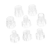 GALPADA 8pcs Replacement Tip Head for Water Oxygen Facial Machine, Mini Hydro Bubble Cleaning Nozzle Set, Plastic Facial Machine Accessories for Skincare Devices