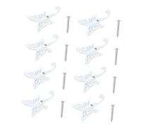 GALPADA 8pcs Retro Butterfly Metal Hooks for Hanging Clothes Heavy Duty Alloy Wall Coat Hooks with Elegant European Style Space Saver Hangers for Wardrobe Closet Entryway Hallway