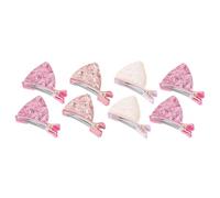 GALPADA 8pcs Sequins Cat Ear Hair Clips for Women, Comfortable to Wear, Not Easy to Break, Made of Pvc and Nylon, Hair Accessories for Daily Use and Parties Random Color