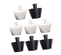 GALPADA 8pcs Silicone Bathtub Drain Stoppers Fit Flexible Tub Stopper Plugs for Bathroom Sink Wash Basin and Kitchen Sink Easy to Clean Silicone Drain Seal