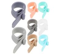 GALPADA 8pcs Silicone Cable Ties for USB and Charging Cables, Easy to Open and Close Cord Straps for Organising Wires at Home Or on Trip, Sturdy Wire Management Straps in Assorted Colours