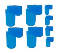 GALPADA 8pcs Silicone Thumb Rests Soft Finger Protectors Blue Oboe Clarinet Supports Providing Comfort and Improving Playing Experience for Musicians and Learners