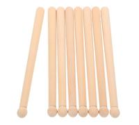 GALPADA 8pcs Solid Wood Drumsticks for Non Slip Handmade Design Durable Practice Sticks for Electronic Drums Marching Snare and Beginner Percussion Sessions