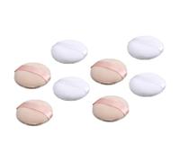 GALPADA 8Pcs Woman Cosmetics Powder Puff Soft Flocking Loose Powder Applicators for Natural Makeup Application Skin-friendly Suitable for Dry Use