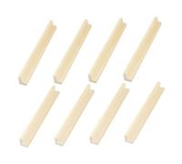 GALPADA 8Pcs Wooden Domino Bases Holder Trays Multi Function Domino Racks for Displaying and DIY Projects Elegant Natural Design and Sturdy Construction for All Settings