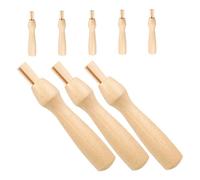 GALPADA 8Pcs Wooden Handle Needle Felting Tools for Wool Felt Craft DIY Stable Performance Handheld Punch Needle Supplies for Repair and Embroidery Projects