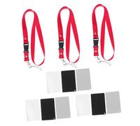 GALPADA 9 Pieces Exposure Photography Cards with Grey White Black Calibration for Video Film Portable Camera Check with Neck Lanyard Professional Color Balance Tool