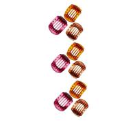 GALPADA 9pcs Women Hair Clips Inner Teeth French Design Clamps for Thick and Fine Hair Non- Hold for Daily Styles and Special Occasions Deep