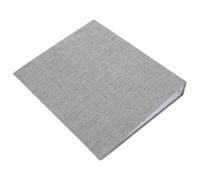 GALPADA A4 3 Ring Fabric Binder with Three Hole Design, Large Capacity Document Storage Organizer for Office and School Use, Water Resistant Hardcover Folder with Modern Minimalist Style