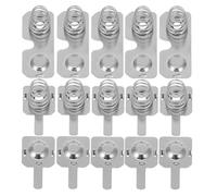 GALPADA Aa Battery Springs Positive and Negative with Nickel Plating 5sets Stainless Steel Construction, Versatile and Easy Installation Battery Contacts for Flow Meters and Gas Meters