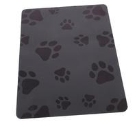 GALPADA Absorbent Dog Feeding Mat PU Diatomaceous Earth Non-slip Water Bowl Placemat Quick Dry Thick Pet Food Mat for Cats and Dogs Easy Clean Foldable