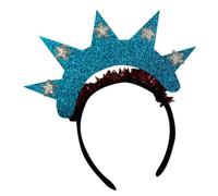 GALPADA Accessory July Independence Day Adds a Tinsel Hair Stylish Patriotic Fourth of Headband with Glitter Festive Touch Memorial and Party Favour Celebrations