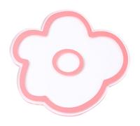 GALPADA Acrylic Coaster Flower Style Placemat for Kitchen and Restaurant Use, Elegant Heat Insulation Table Mat to Protect Surfaces and Add Decorative Touch