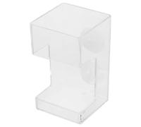 GALPADA Acrylic Fish Tank Feeder with Suction Cup, Square Aquarium Feeding Tube Dish for Shrimp and Fish, Anti-drift Automatic Feeding Accessory for Aquarium Station