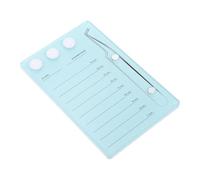 GALPADA Acrylic Magnetic Eyelash Pallet and Extension Board with Suction Scale for Precise Lash Application in Beauty Salons