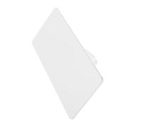 GALPADA Acrylic Microphone Interview Plate Blank with Clip Secure Hold Mic Display Card for Media Events Meetings and Broadcasts Easy Setup Wireless Mic Tag