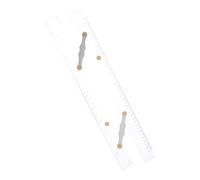 GALPADA Acrylic Parallel Ruler Navigation Drafting Tool with Precise Scale for Nautical Chart Plotting Durable Pull Design for Ocean Navigation Engineering and Research