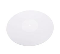 GALPADA Acrylic Record Mat for Vinyl White Thick Protective Mat for Record Player Home Disc Vinyl