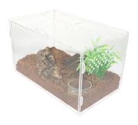 GALPADA Acrylic Reptile Breeding Box for Snakes and Praying Mantises, Sturdy and Not Easily Broken Terrarium Suitable for Frog Habitat Or Reptile Tank