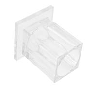 GALPADA Acrylic Tabletop Microphone Holder White Sturdy Higher Stability Wireless Mic Stand Base for Ktv Use