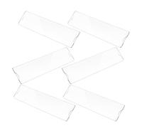 GALPADA Acrylic Wall Name Plates Holder 6 Pcs with Adhesive Tapes for Office Door Signs and Classroom Walls