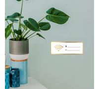 GALPADA Acrylic Wifi Password Sign for Home and Scenic Spot Easy to Use Sturdy Wifi Code Plaque with Eye-catching Communication Unique Style for Guest Room Essentials